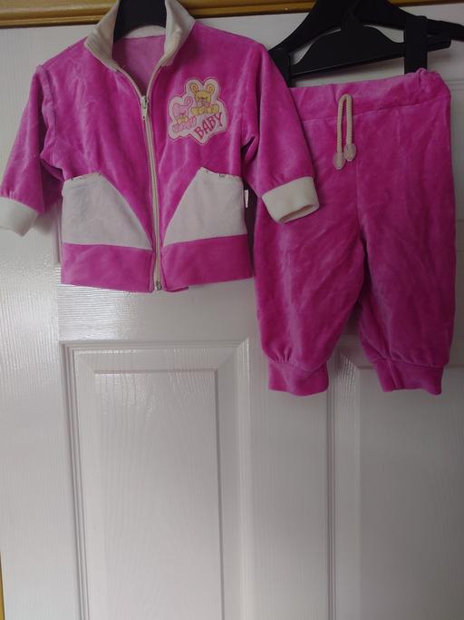  — Baby girls pink tracksuit size 62(0-3 months)