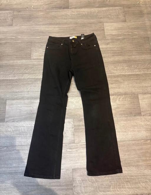  — Ladies Next Black Bootcut Mid Rise Jeans 14L
