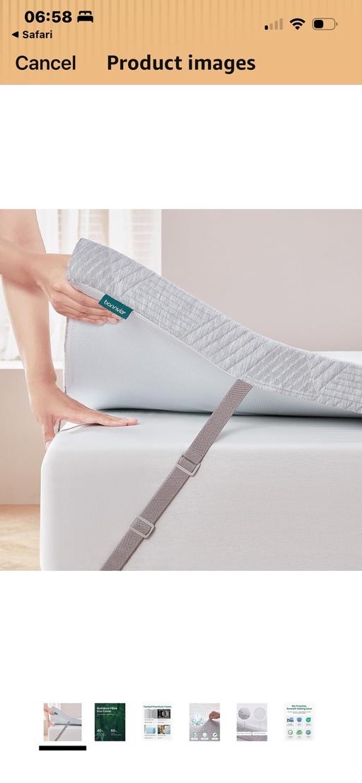  — Bonniva Superking 7cm mattress topper