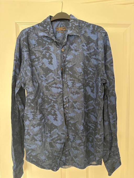  — Zara man shirt blue medium