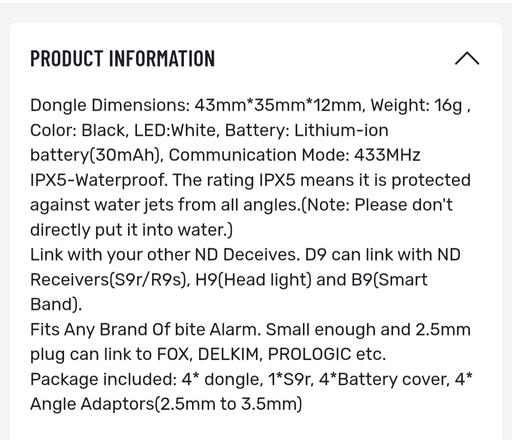  — New Direction Dongles with SR9 Receiver