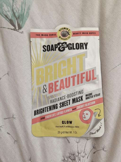  — bn Soap and glory facemask