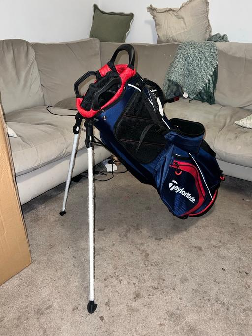  — Taylormade golf bag stand carry bag new blue