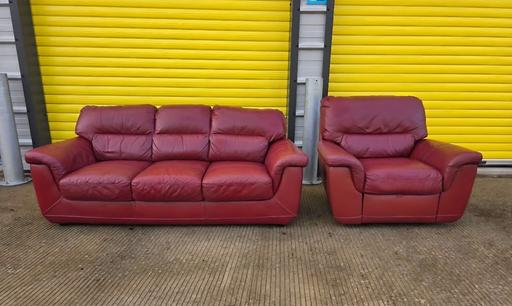  — scs oxblood 3x1 sofas