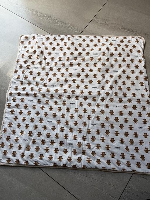  — Fendi baby blanket