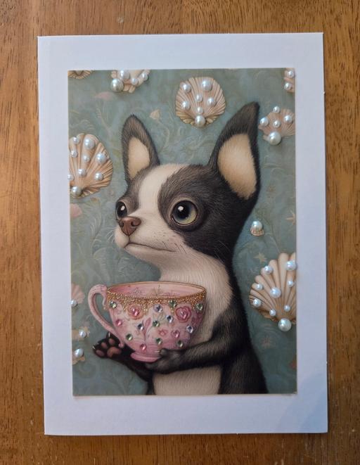  — HANDMADE DOG CARD