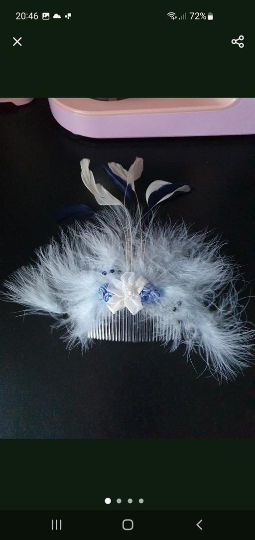  — ladies hair comb/fascinator NEW