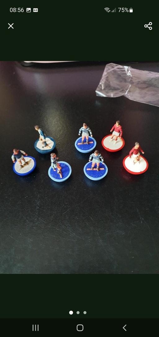  — vintage subuteo football players x 7