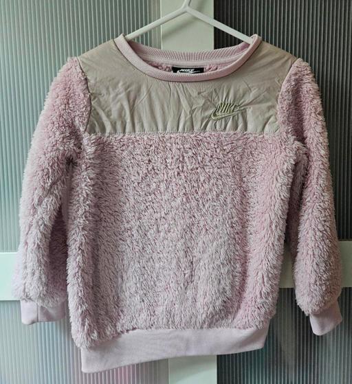  — Age 2-3 NIKE pink fluffy sweatshirt