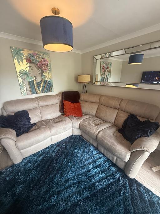  — Furniture village L shape sofa