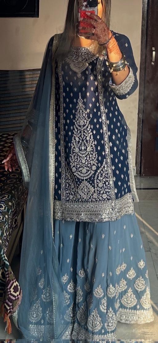 — Blue Sharara suit
