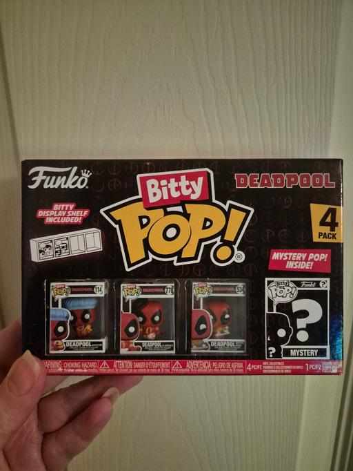  — new Funko 4pk Bitty Pop Deadpool
