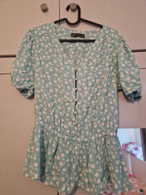  — m&s size 12 floral blouse
