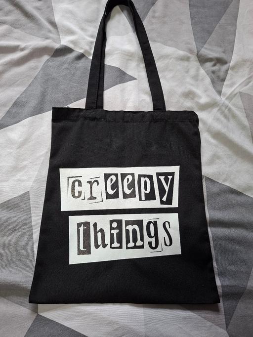  — creepy things tote bag