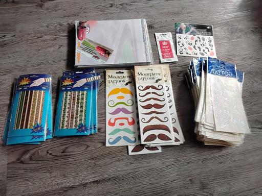  — 140 temporary tattoos job lot new
