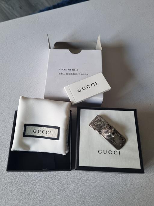  — GUCCI money clip ( NEW )