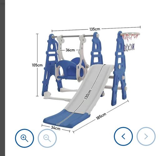  — Toddler swing slide basket ball and ladder