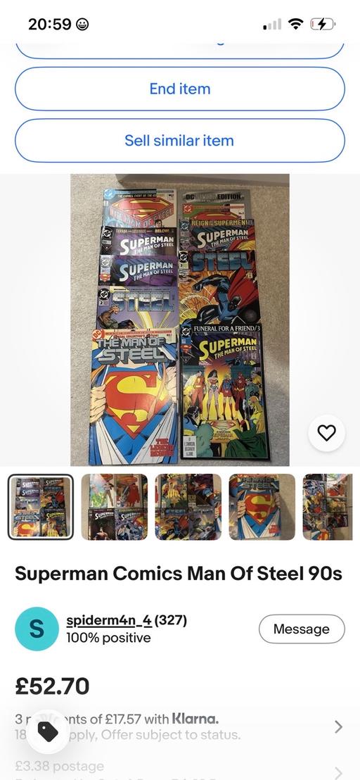  — Vintage superman comics