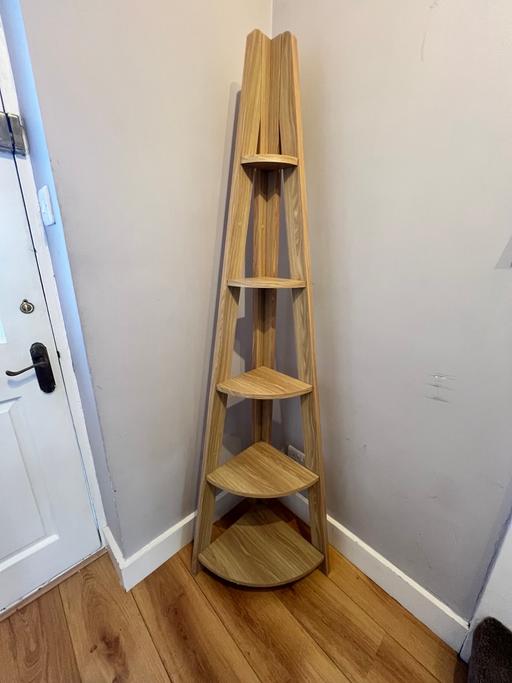  — Solid Oak Shelving Unit