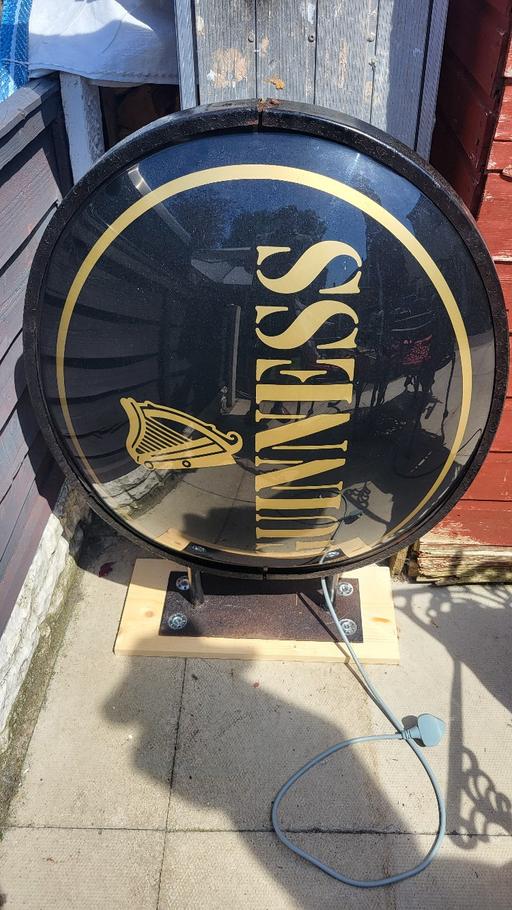  — large light up guiness sign