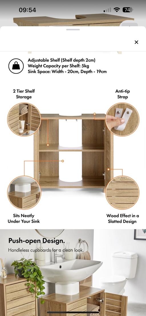  — Chester bathroom cabinet free standing