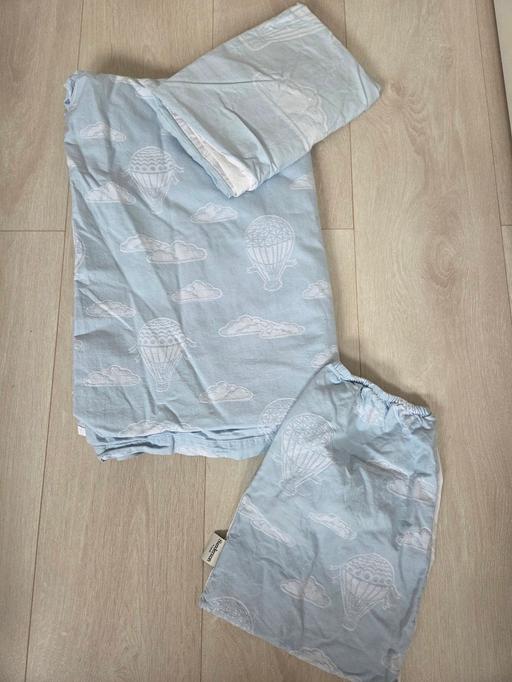  — NEXT blue & white single bedding