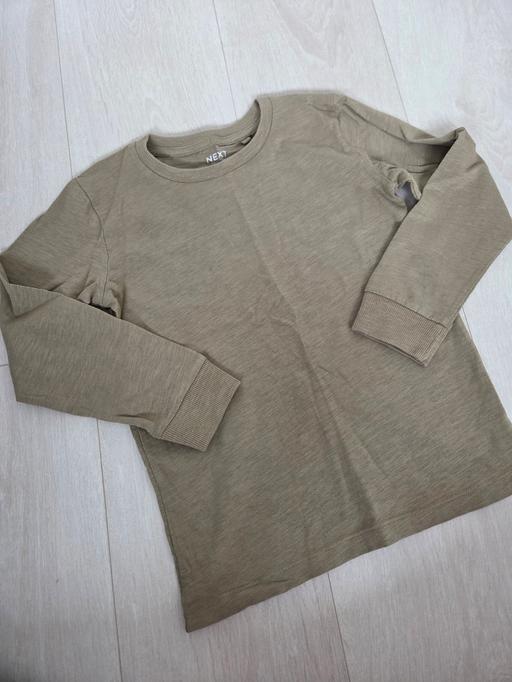 — Age 6-7 NEXT khaki long sleeve top