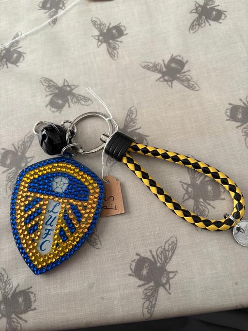  — Handmade Leeds United keyring