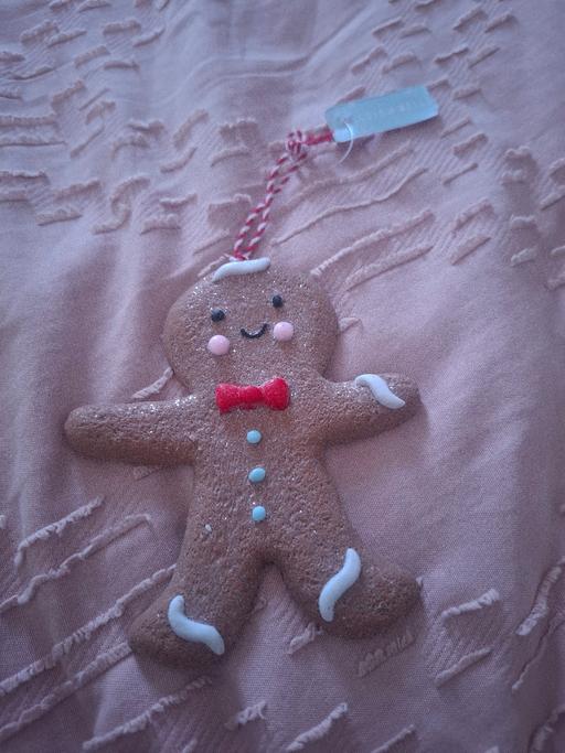  — brand new gingerbread man decoration