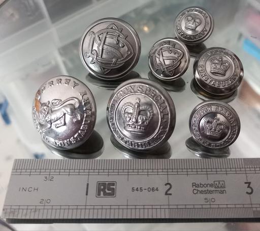  — Antique & vintage special constable buttons