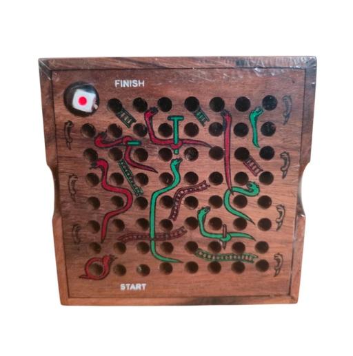 — A real wooden board -Snakes and Ladders Class