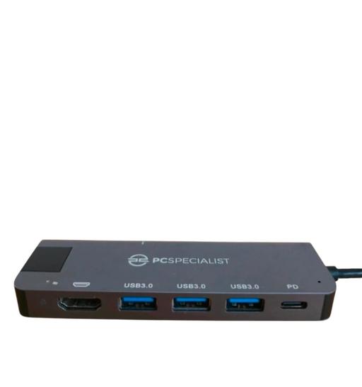  — pcspecialist usb c hub usb 3.0 x3 hdmi pd sd