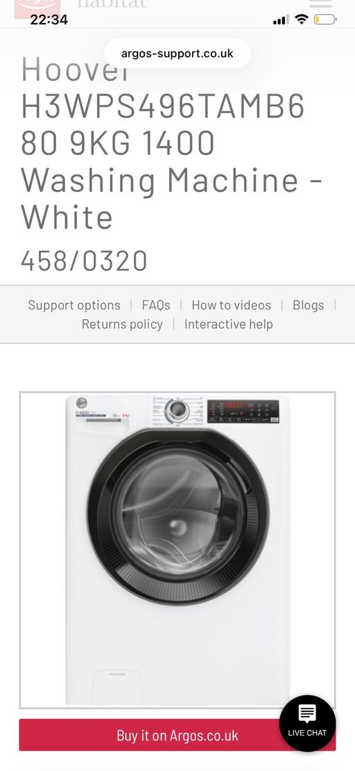  — Washing Machine - used near new condition