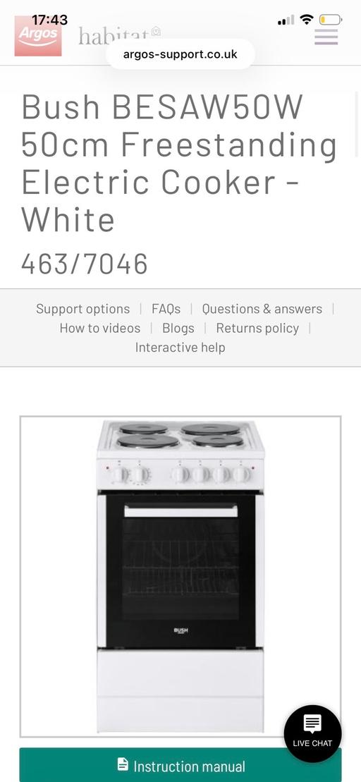  — Electric Cooker - Near New