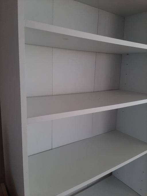  — White Bookcase / Storage Shelving Unit