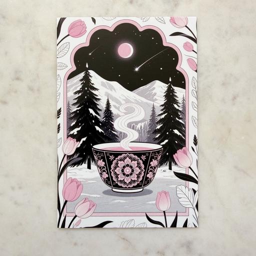  — Mountain Landscape Postcard Art Print