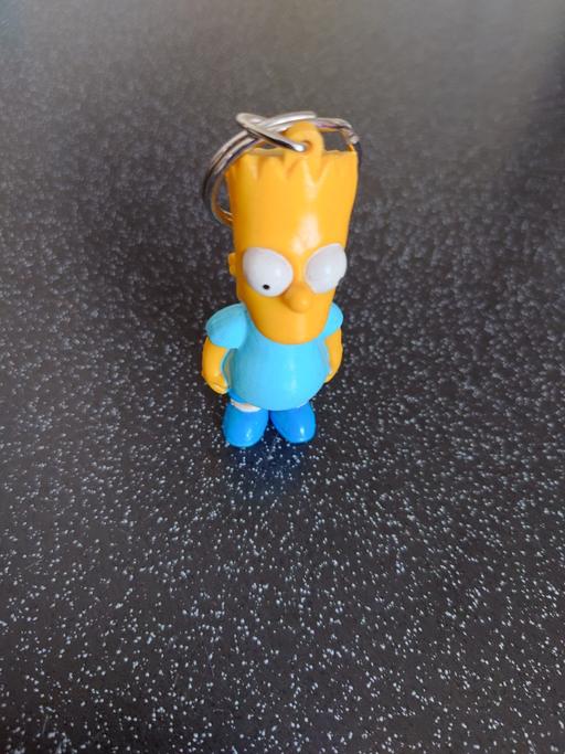  — Vintage Bart Simpson keyring