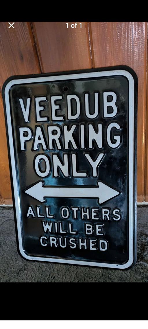  — large heavy metal sign
