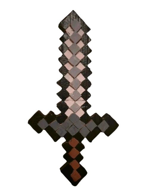  — Handmade cupboard Pixel style Sword