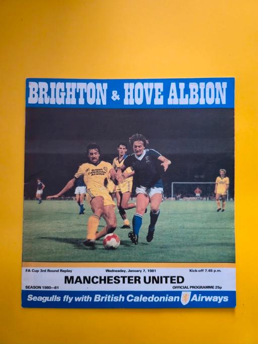  — Brighton v Norwich 20th September 1980