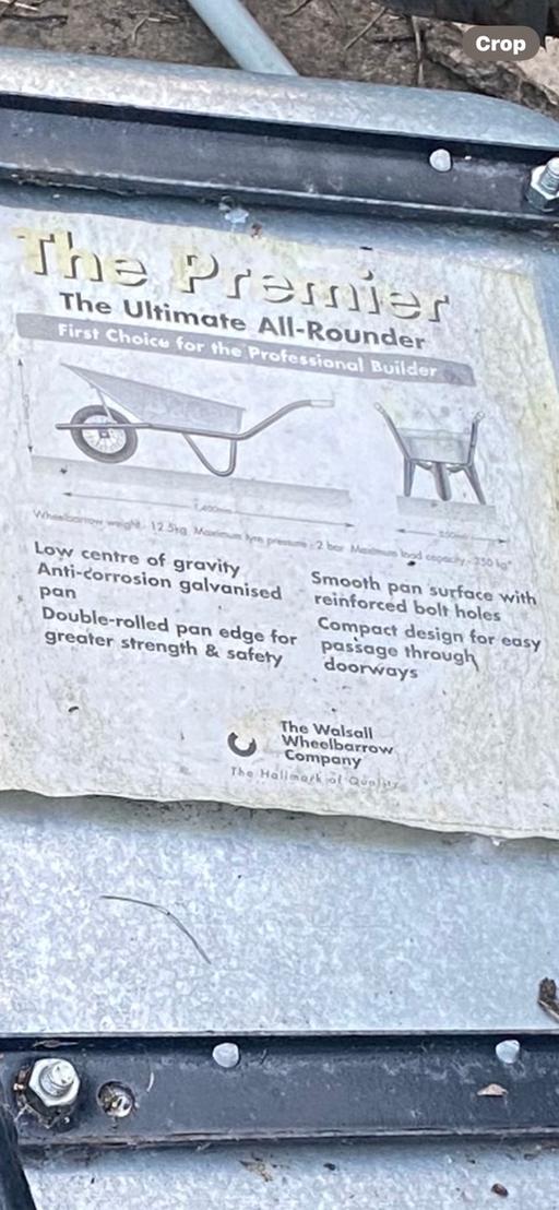  — Wheelbarrow
