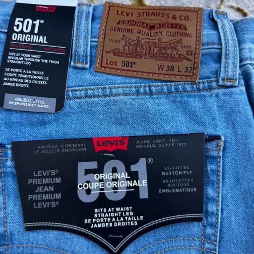  — Levi’s 501 Jean Mid blue W38 L32