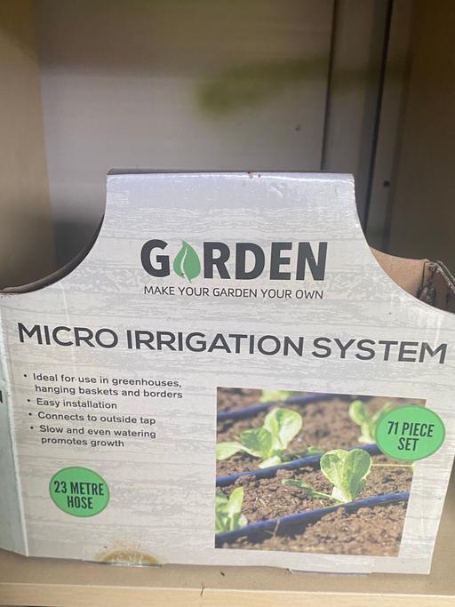  — For sale garden irrigation system