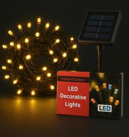  — Waterproof Solar Fairy String Lights 10 m