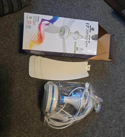  — 17" usb portable fan