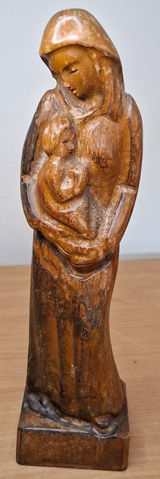  — wooden religious sculpture representing the M