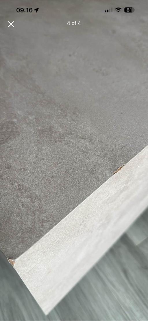 — Concrete effect square cube coffee table