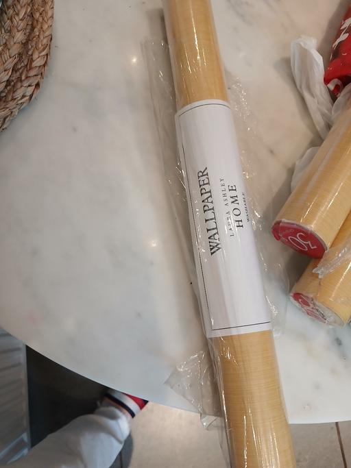  — 5 rolls laura ashley wallpaper