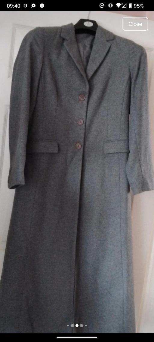  — women long length coat size 10