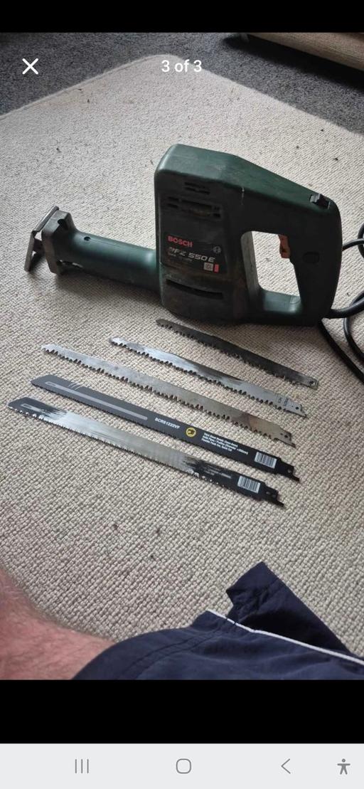  — reciprocating saw mains powered